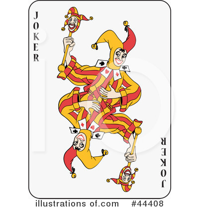 Royalty-Free (RF) Joker Clipart Illustration by Frisko - Stock Sample #44408