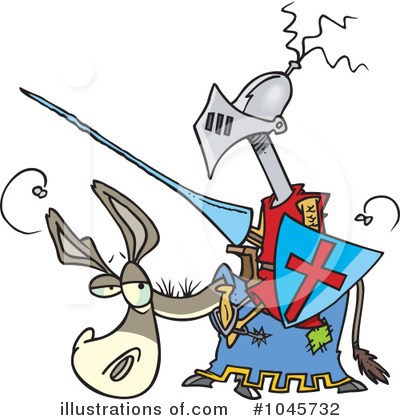 Jousting Clipart #1045732 by toonaday