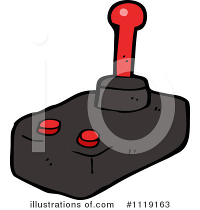 Royalty-Free (RF) Joystick Clipart Illustration by lineartestpilot - Stock Sample #1119163