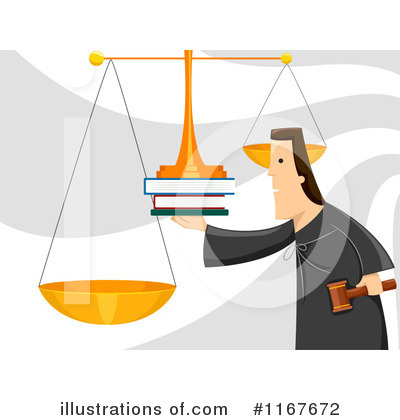 Royalty-Free (RF) Judge Clipart Illustration by BNP Design Studio - Stock Sample #1167672