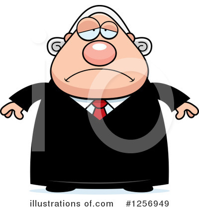 Royalty-Free (RF) Judge Clipart Illustration by Cory Thoman - Stock Sample #1256949