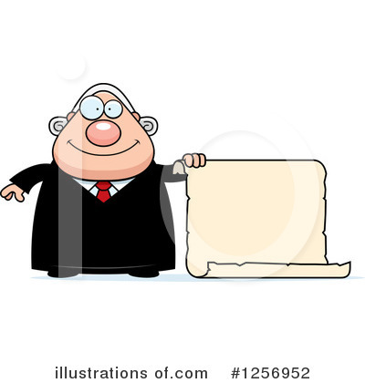 Royalty-Free (RF) Judge Clipart Illustration by Cory Thoman - Stock Sample #1256952