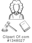 Judge Clipart #1348027 by Vector Tradition SM