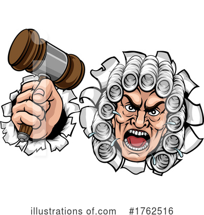 Royalty-Free (RF) Judge Clipart Illustration by AtStockIllustration - Stock Sample #1762516