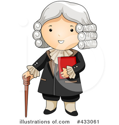Royalty-Free (RF) Judge Clipart Illustration by BNP Design Studio - Stock Sample #433061