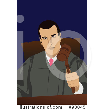 Royalty-Free (RF) Judge Clipart Illustration by mayawizard101 - Stock Sample #93045