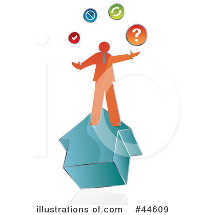 Royalty-Free (RF) Juggling Clipart Illustration by MilsiArt - Stock Sample #44609