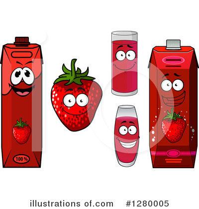 Royalty-Free (RF) Juice Clipart Illustration by Vector Tradition SM - Stock Sample #1280005