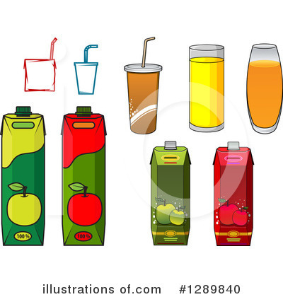Royalty-Free (RF) Juice Clipart Illustration by Vector Tradition SM - Stock Sample #1289840
