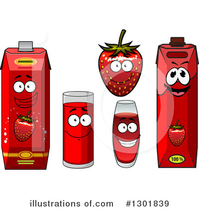Royalty-Free (RF) Juice Clipart Illustration by Vector Tradition SM - Stock Sample #1301839