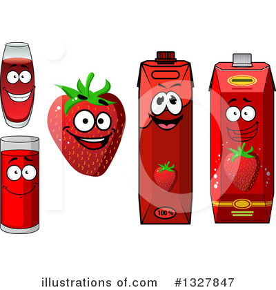 Royalty-Free (RF) Juice Clipart Illustration by Vector Tradition SM - Stock Sample #1327847