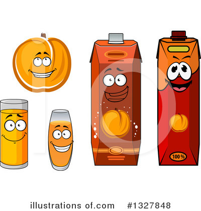 Royalty-Free (RF) Juice Clipart Illustration by Vector Tradition SM - Stock Sample #1327848