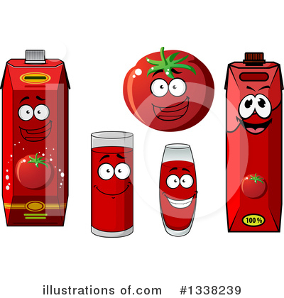 Royalty-Free (RF) Juice Clipart Illustration by Vector Tradition SM - Stock Sample #1338239