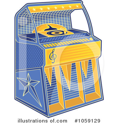 Jukebox Clipart #1059129 by Any Vector