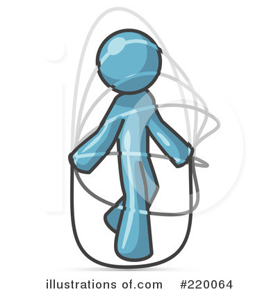 Royalty-Free (RF) Jump Rope Clipart Illustration by Leo Blanchette - Stock Sample #220064