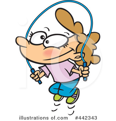 Royalty-Free (RF) Jump Rope Clipart Illustration by toonaday - Stock Sample #442343