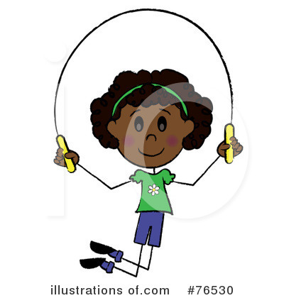 Royalty-Free (RF) Jumping Rope Clipart Illustration by Pams Clipart - Stock Sample #76530