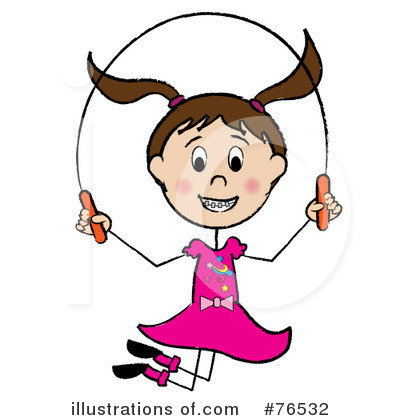 Royalty-Free (RF) Jumping Rope Clipart Illustration by Pams Clipart - Stock Sample #76532