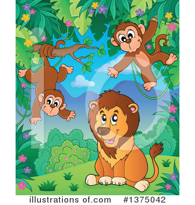Royalty-Free (RF) Jungle Clipart Illustration by visekart - Stock Sample #1375042