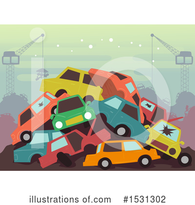 Royalty-Free (RF) Junk Yard Clipart Illustration by BNP Design Studio - Stock Sample #1531302