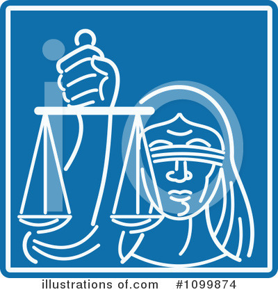 Lady Justice Clipart #1099874 by patrimonio