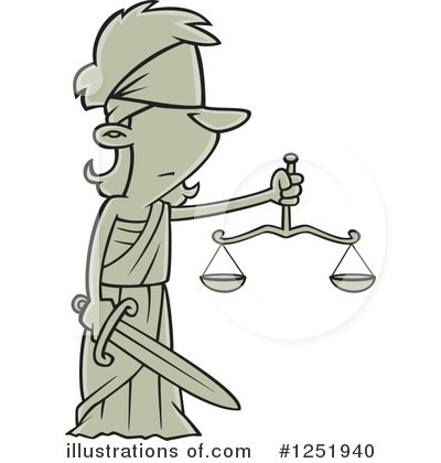 Lady Justice Clipart #1251940 by toonaday