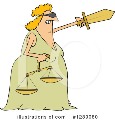 Lady Justice Clipart #1289080 by djart