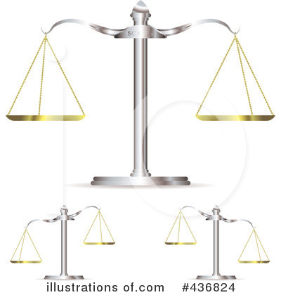 Royalty-Free (RF) Justice Clipart Illustration by michaeltravers - Stock Sample #436824