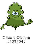 Kale Mascot Clipart #1391046 by Cory Thoman