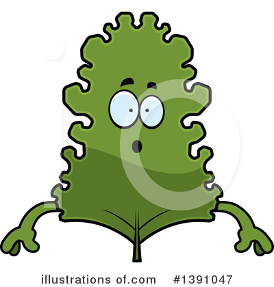 Kale Mascot Clipart #1391047 by Cory Thoman