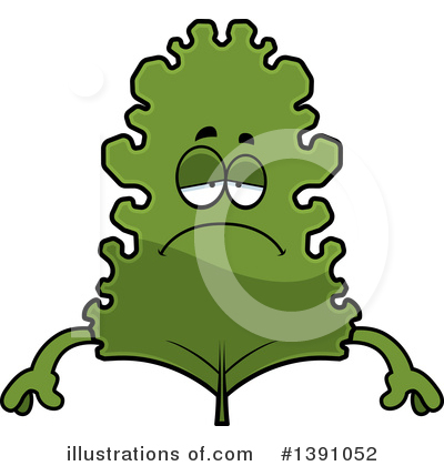 Kale Mascot Clipart #1391052 by Cory Thoman