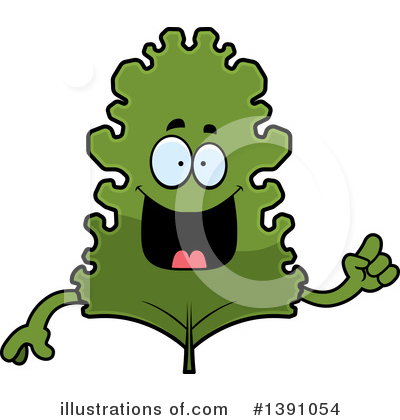 Royalty-Free (RF) Kale Mascot Clipart Illustration by Cory Thoman - Stock Sample #1391054