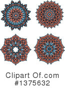 Kaleidoscope Flower Clipart #1375632 by Vector Tradition SM