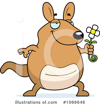 Royalty-Free (RF) Kangaroo Clipart Illustration by Cory Thoman - Stock Sample #1066646