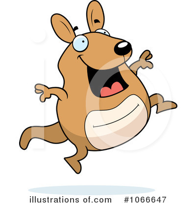 Royalty-Free (RF) Kangaroo Clipart Illustration by Cory Thoman - Stock Sample #1066647