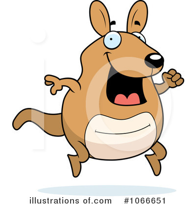 Royalty-Free (RF) Kangaroo Clipart Illustration by Cory Thoman - Stock Sample #1066651