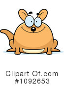 Kangaroo Clipart #1092653 by Cory Thoman