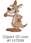 Kangaroo Clipart #1107289 by Dennis Holmes Designs