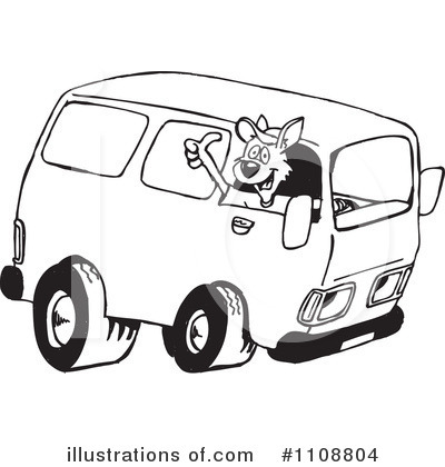 Van Clipart #1108804 by Dennis Holmes Designs