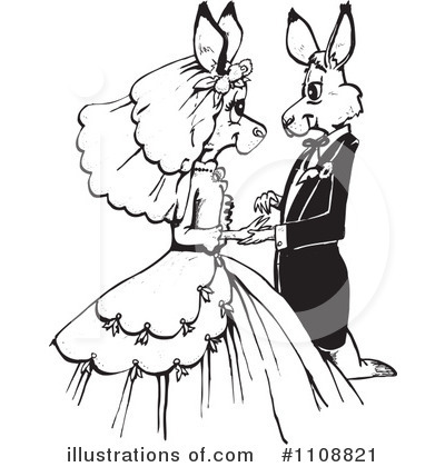 Wedding Clipart #1108821 by Dennis Holmes Designs