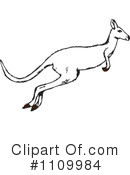 Kangaroo Clipart #1109984 by Dennis Holmes Designs