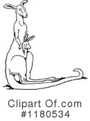 Kangaroo Clipart #1180534 by Prawny Vintage