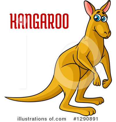 Royalty-Free (RF) Kangaroo Clipart Illustration by Vector Tradition SM - Stock Sample #1290891
