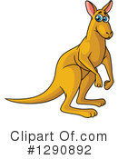 Kangaroo Clipart #1290892 by Vector Tradition SM
