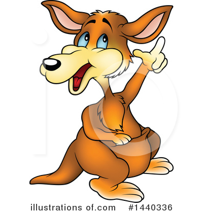 Royalty-Free (RF) Kangaroo Clipart Illustration by dero - Stock Sample #1440336