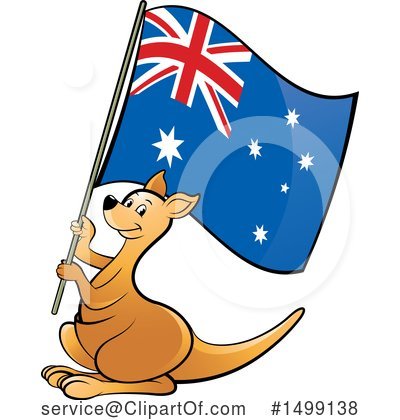 Royalty-Free (RF) Kangaroo Clipart Illustration by Lal Perera - Stock Sample #1499138