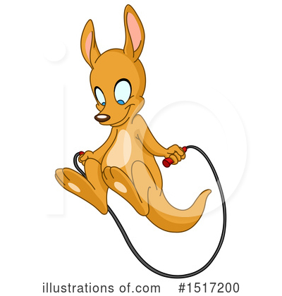 Royalty-Free (RF) Kangaroo Clipart Illustration by yayayoyo - Stock Sample #1517200