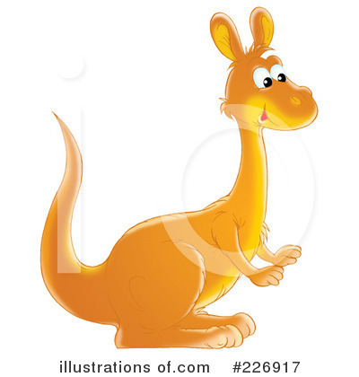 Royalty-Free (RF) Kangaroo Clipart Illustration by Alex Bannykh - Stock Sample #226917
