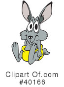 Kangaroo Clipart #40166 by Dennis Holmes Designs