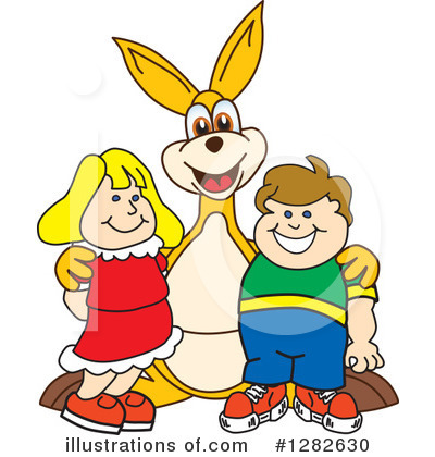 Royalty-Free (RF) Kangaroo Mascot Clipart Illustration by Mascot Junction - Stock Sample #1282630